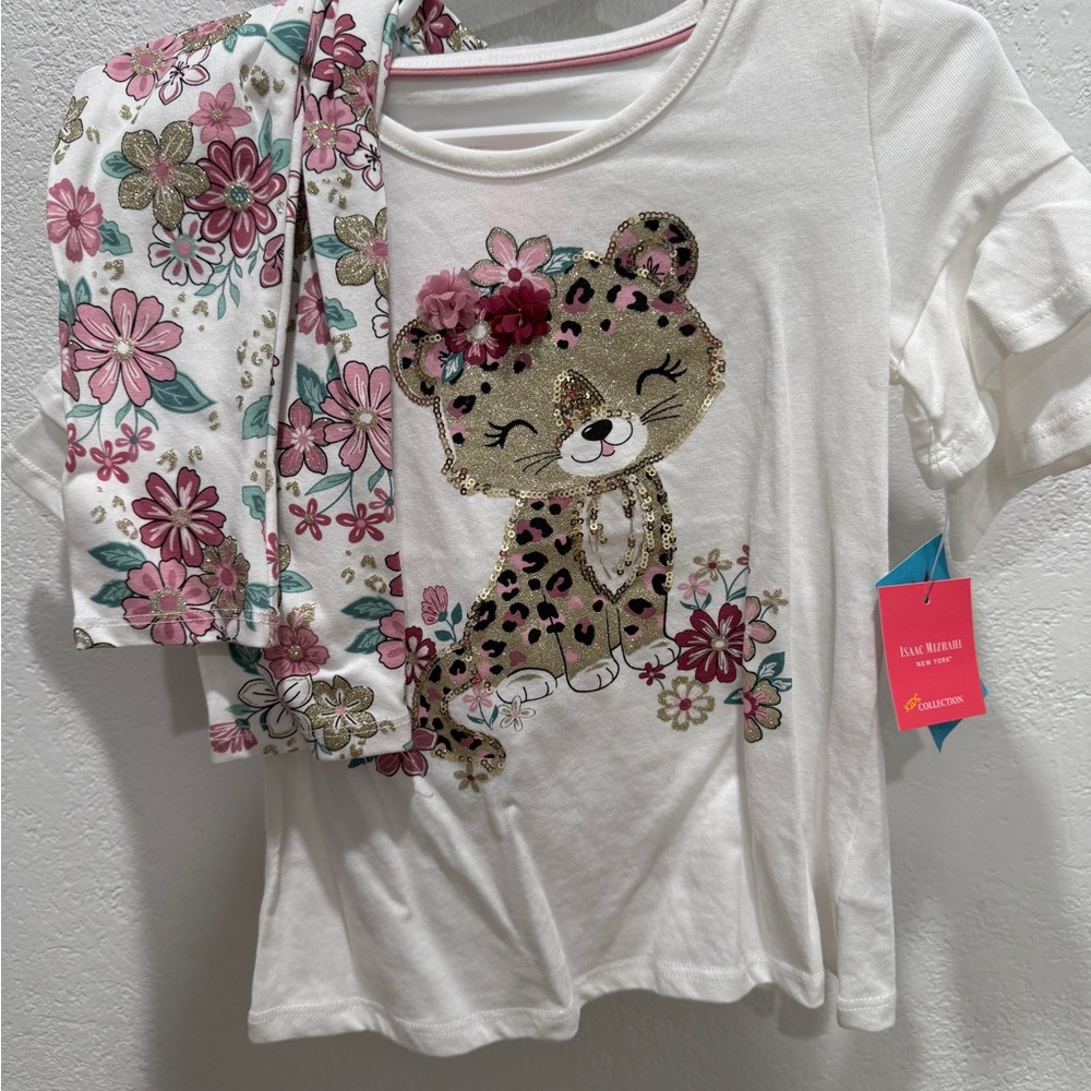 Isaac Mizrahi Kids Floral Embroidered Top